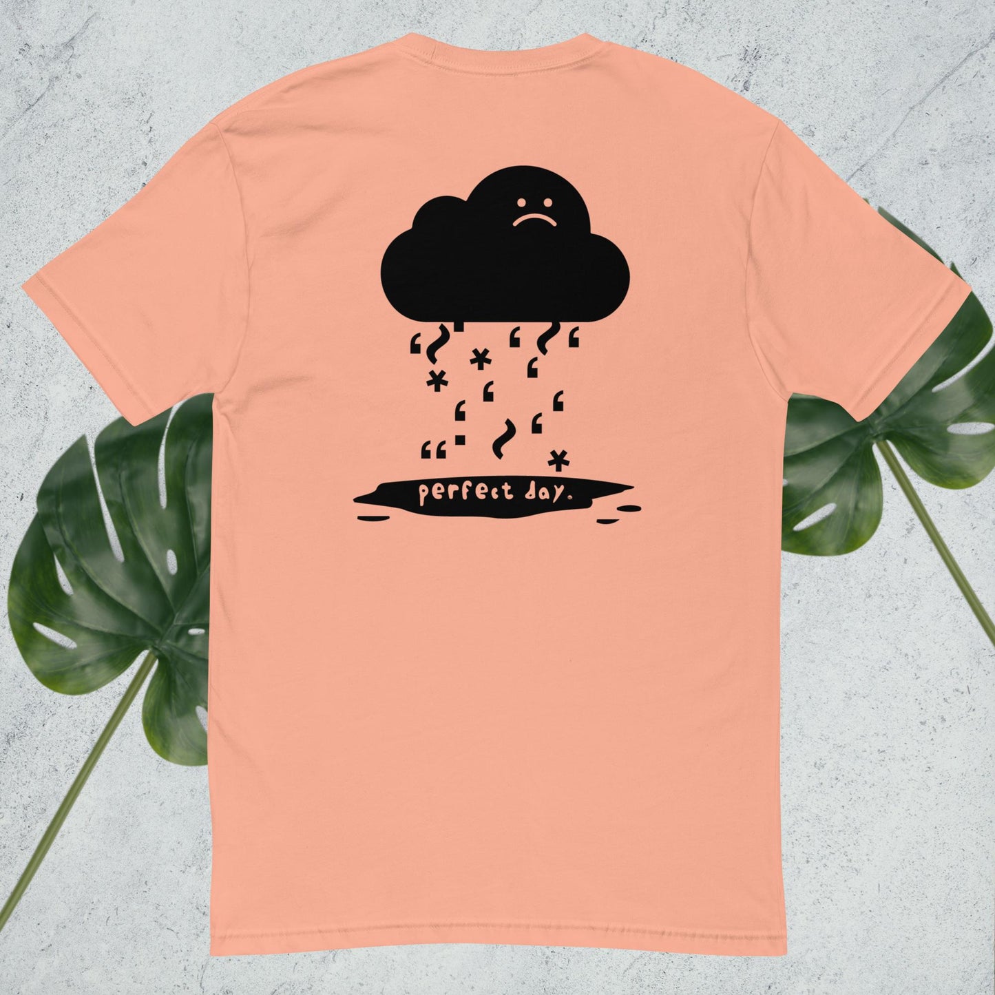 cloudy emotions short sleeve t flat