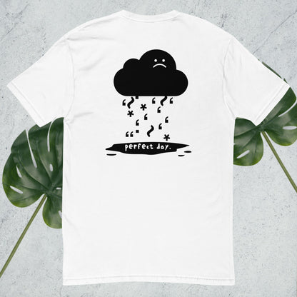 cloudy emotions short sleeve t flat