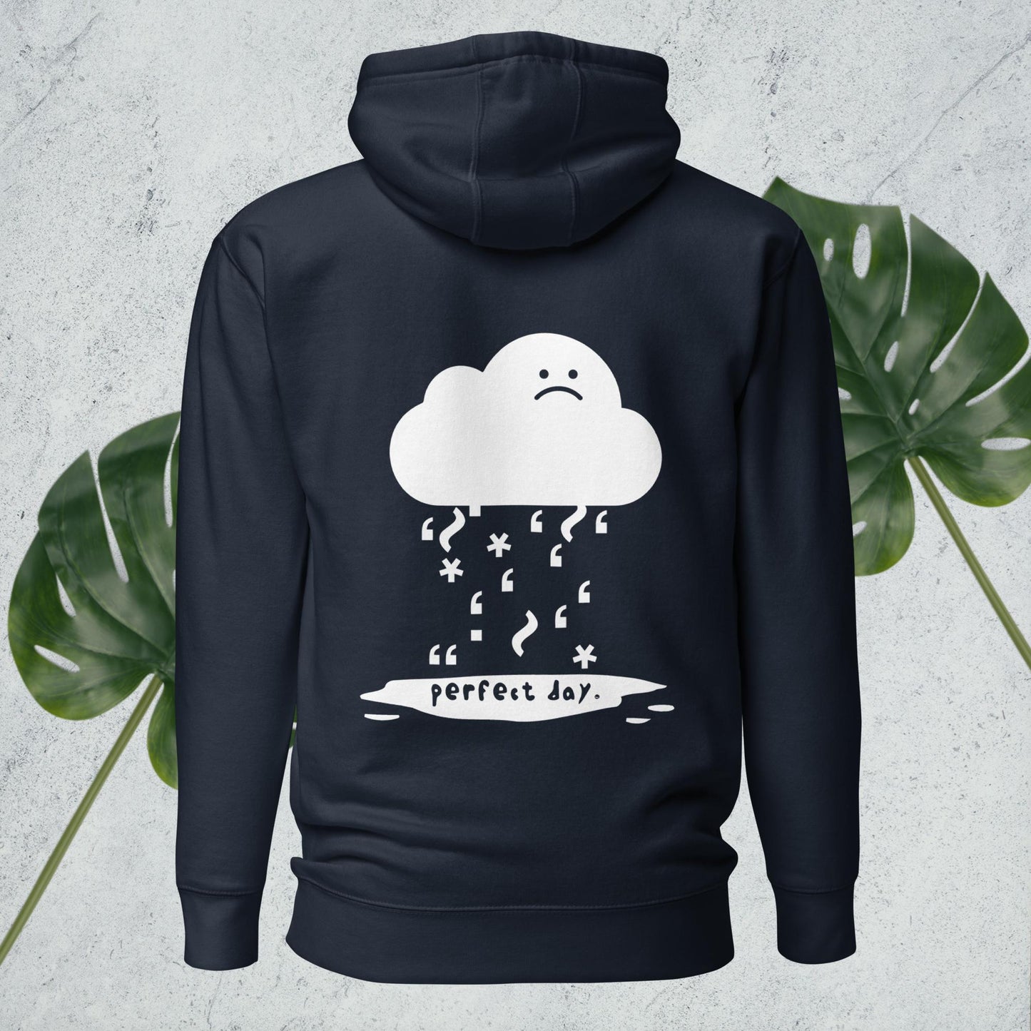 cloudy emotions inverse hoodie
